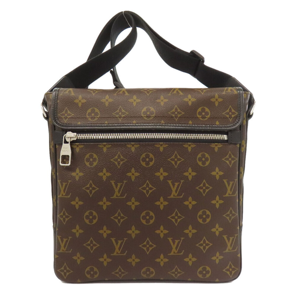 Louis Vuitton Bag Monogram Brown Macassar Canvas Bass Shoulder Brown
